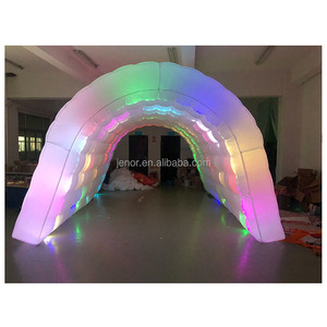 <span class=keywords><strong>Tente</strong></span> <span class=keywords><strong>tunnel</strong></span> gonflable à LED, <span class=keywords><strong>tente</strong></span> gonflable pour événements, entrée de fête - Product Image 2