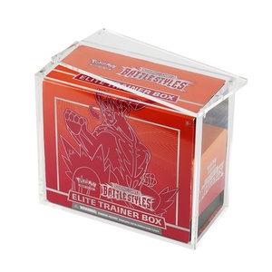 Estuche acrílico apilable con protección UV personalizado de fábrica al por mayor para TCG, estuche magnético de acrílico para ETB - Product Image 4