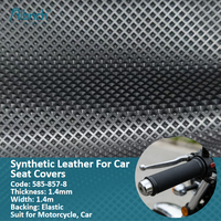Cuir artificiel PVC de haute qualité, support élastique de 1,4 mm pour guidon de voiture ou de moto