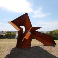 Foyer corten en acier, sculpture de style moderne, motif aigle, décoration de jardin pour la maison
