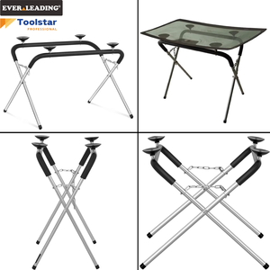 Banc de travail pliable robuste pour vitres automobiles - Tubes en acier renforcés, ventouses antidérapantes |   Outil de réparation pour vitres de véhicules - Product Image 5