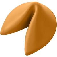 Boule anti-stress Fortune Cookie personnalisée/Boule anti-stress Fortune Cookie/Boule en mousse anti-stress Fortune Cookie