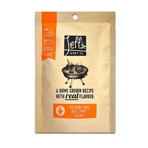 Food Grade Printed Three Side Heat Seal Aluminum Foil Sachet for Food Packaging Beef Jerky Bag - Product Image 4