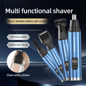 Tondeuse à poils <span class=keywords><strong>de</strong></span> nez <span class=keywords><strong>pour</strong></span> hommes et femmes, disque rotatif, batterie rechargeable, étanche IPX7, usage domestique, indolore, professionnelle - Product Image 2