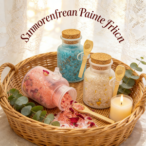Sal de Baño de Pétalos de Rosa LovSens, Aromaterapia con Aceites Esenciales, Sal Marina Natural para <span class=keywords><strong>Bañera</strong></span>, Remojo de Pies, Limpieza, Cuidado Relajante - Product Image 1