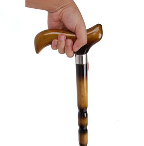 Gli anziani usano stampelle in legno come stampelle artigianali in legno leggere <span class=keywords><strong>e</strong></span> antiscivolo - Product Image 2