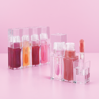 Baume à lèvres repulpant végétalien saveur fruitée, logo personnalisé, hydratant, SPF, sans cruauté animale, huile à lèvres brillante marque privée