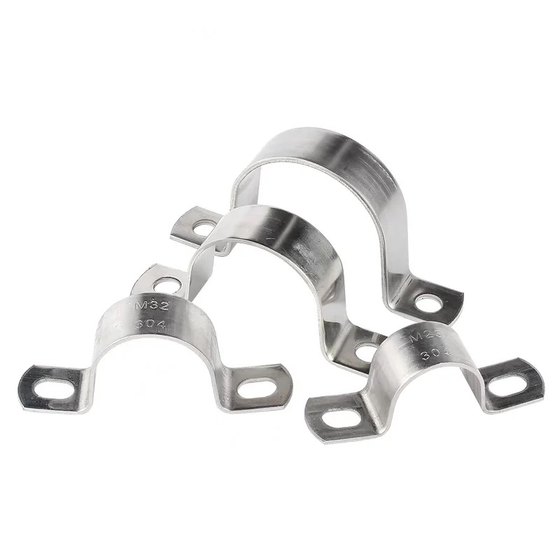 SS304 труба из нержавеющей стали, хомут для труб