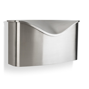 JH-Mech Wall Mounted Lockable Mailbox Outdoor Stainless Steel Big Metal Mail Box Apartment Door Letter Post Box