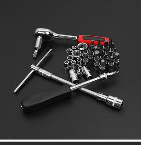 46pcs 1/4-Inch High Quality Socket <strong>Set</strong> Car Repair Tool Ratchet <strong>Keys</strong> Chrome Vanadium <strong>Torque</strong> Wrench Combination Spanner Bit - Product Image 6