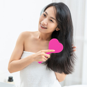 Custom Logo <strong>Bulk</strong> 15.5x7.5cm <strong>Small</strong> Detangling Cushion <strong>Hair</strong> <strong>Brush</strong> with Spray Paint Finish Free Design Service - Product Image 1