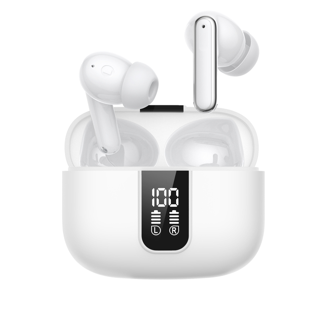 2026 New Tws Active Noise Cancelling Earphones in Ear Wireless Headphones Waterproof Sports Headset Anc Enc Wireless Earbuds