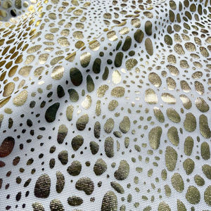 Vente directe d'usine, tissu de costume de scène de type fleur bronzée à effet peau de serpent, non fissurant, pour vêtements de fête érotiques - Product Image 2