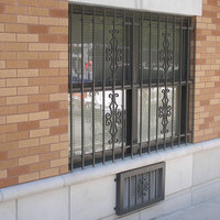 Barras de seguridad decorativas para ventanas, barras de seguridad de hierro para ventanas, ventanas abatibles