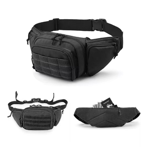 กระเป๋าคาดเอวแนวยุทธวิธีของผู้ชายระบบ Molle สำหรับปีนเขากลางแจ้งโลโก้ที่กำหนดเอง - Product Image 6