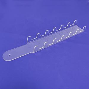 Supporto per Tacos in Acrilico Trasparente con 6 Scomparti, Vassoio per Tacos in Plexiglass con Manico per Casa - Product Image 4