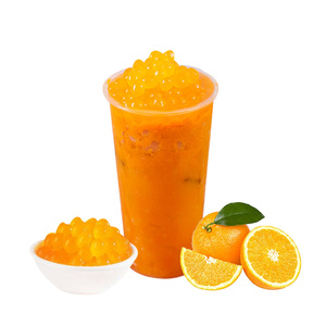 Gelatina de Hierba de Burbujas Naranja para Topping de Té de Burbujas Premium con Azúcar, Tarro de 1.2kg, Toppings para Bebidas al por Mayor - Product Image 5