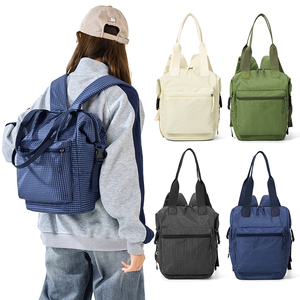 Dropshipping Convertible Unisex <b>Backpack</b> Tote Bag Large Capacity <b>Waterproof</b> Nylon Daily Outdoor Travel <b>School</b> Shoulder Handbag - Product Image 1