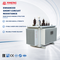 Transformateur de puissance immergé dans l'huile YIMENG de 30 kVA à 10 000 kVA jusqu'à 35 kV pour la distribution d'énergie