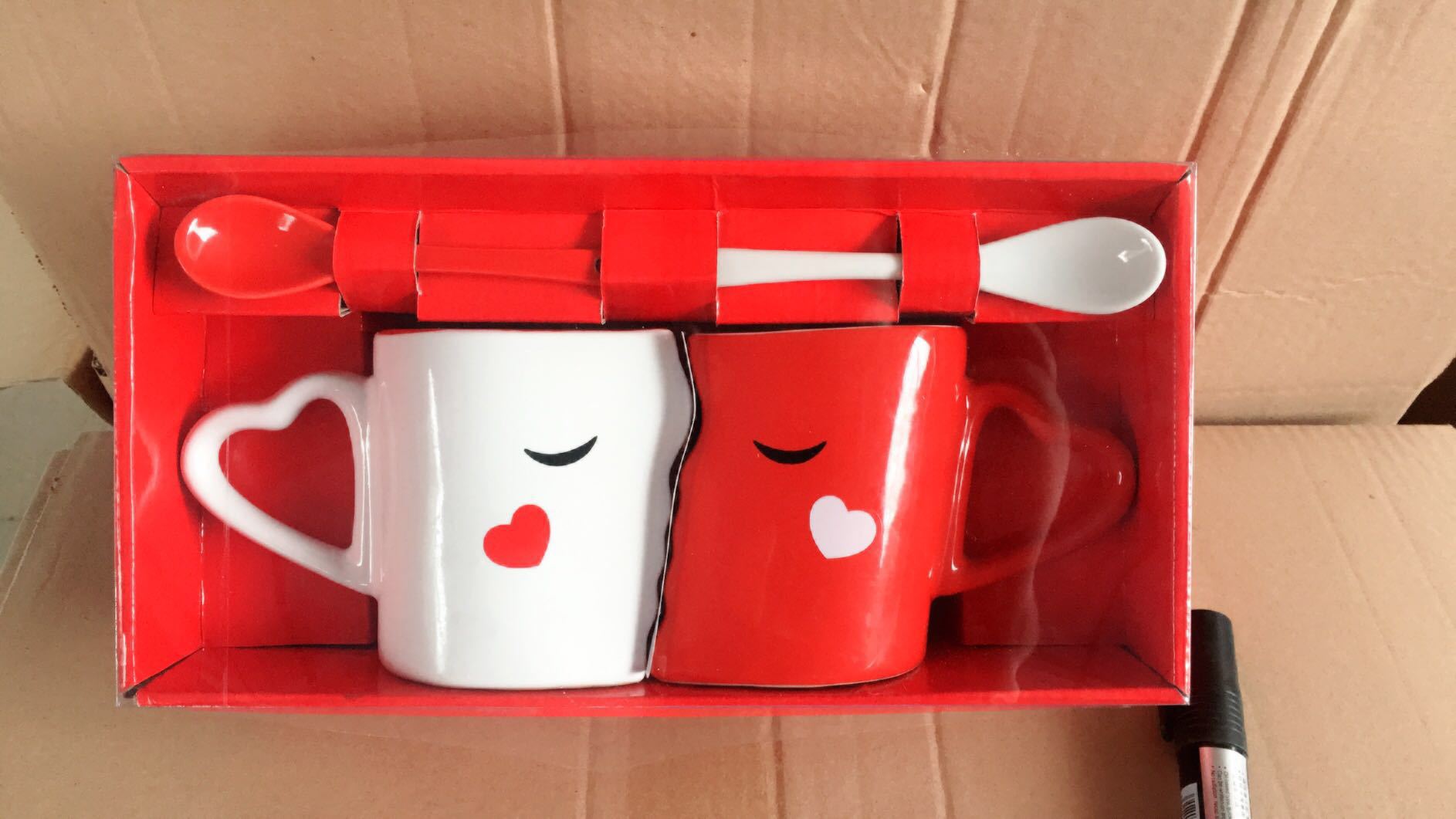 White red