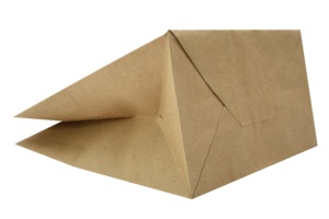 Sacs en papier kraft Havana de marque Carte Dozio, fabriqués en Italie, avec poignées plates, taille 32+17x29 cm, lot de 300 pièces, pour vente au détail et plats à emporter - Product Image 4