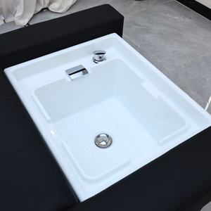 Sillón de Pedicura y Spa para Salón de Belleza Syf con Respaldo Ajustable, Masaje de Pies, Mesa para Lavado de Cabeza y Tira de Luces - Product Image 6