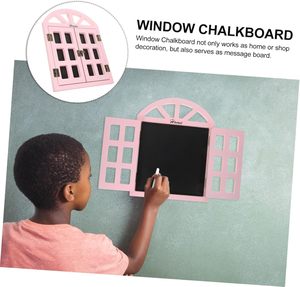 DOITOOL, ventana colgante, pizarra, tablero de mensajes, letrero decorativo de madera para restaurantes, pubs y uso doméstico para notas y especial A - Product Image 5