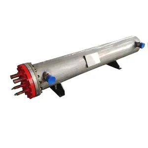 Evaporador de tubo de cobre com revestimento de aço inoxidável para refrigeração de freon de saída de fábrica