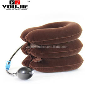 Dispositivo de tracción <span class=keywords><strong>Cervical</strong></span> para tratamiento del dolor en el hogar, ensanchador de cuello, soporte inflable para el cuello - Product Image 2