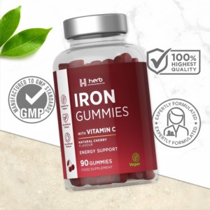 กัมมี่เสริมธาตุเหล็กสำหรับผู้ใหญ่ สูตรธรรมชาติ บำรุงภูมิคุ้มกัน ยี่ห้อ OEM/ODM ผลิตภัณฑ์ฉลากส่วนตัว บรรจุ 60 เม็ด - Product Image 2