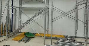 Système d'échafaudages mobiles en acier galvanisé en forme de H, fabriqué en usine, pour la construction, échelles, échafaudages en acier galvanisé - Product Image 3