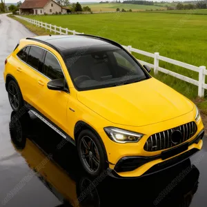Pour Mercedes Benz H247 GLA200 GLA250 GLA35 GLA45 2020 2021 2022 2023 2024 2025 Spoiler de pare-chocs avant Décoration de carrosserie Kit carrosserie - Product Image 4