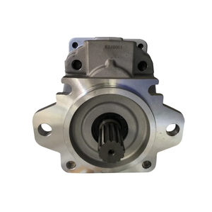 Pompe à engrenages hydraulique externe 234-60-65100 pour niveleuse GD705A-4, 24V, 21/21 cm³/rev, corps en fonte, montage à bride SAE 2 boulons - Product Image 3