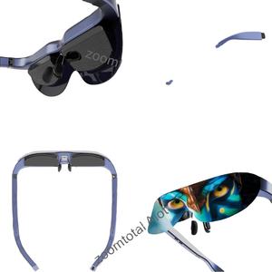 สวิตช์3D แว่นไมโคร LED สำหรับพกพา75ก. พร้อมคลิกเดียวรองรับ0-600องศาสายตาสั้น vrg 3D ลำโพงคู่ - Product Image 3