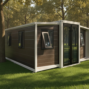 Maison conteneur extensible de <span class=keywords><strong>petite</strong></span> taille, grand espace, 10 pieds, 2-3 chambres, salle de bain, bureau, salon, cuisine, acier-bois, compacte - Product Image 1