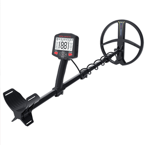 Detector de Metales con Pantalla Digital y Eje Ajustable, Color Negro - Product Image 4