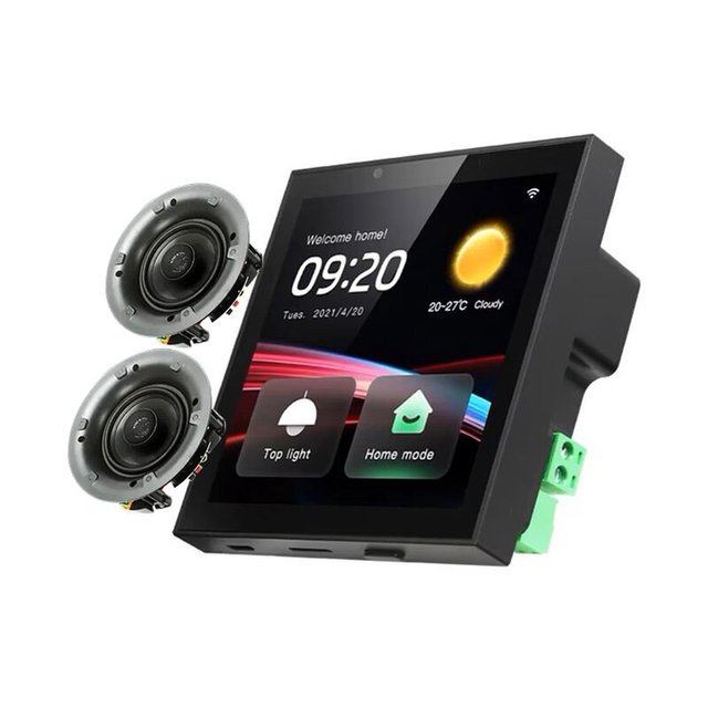 DUOMEI Tuya Smart Switch with IPS Touch Screen Android 8.1 Zigbee Gateway 4-Inch Electric App Control for Hotel & Home Use