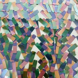 Ткань для вечерних нарядов: кружево с вышивкой и пайетками, 100% полиэстер, вышитая ткань для платьев - Product Image 3