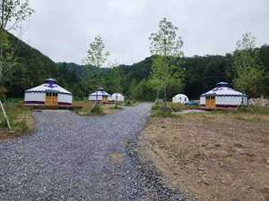 2025 nouveauté cadre en bois en acier tente de <span class=keywords><strong>yourte</strong></span> ronde Camping en plein air <span class=keywords><strong>à</strong></span> <span class=keywords><strong>vendre</strong></span> - Product Image 5