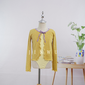 Vente chaude Bonne Qualité Populaire Joli Cardigan Tricot Coton Danse Ballet Chandail pour Ballerine - Product Image 4