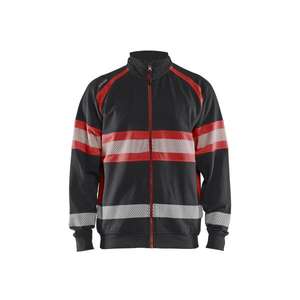BLAKLADER - 355111589955XXL Pull haute visibilité Noir/Rouge-EAN 7330509838884 HI-VIS WORKWEAR - Product Image 1