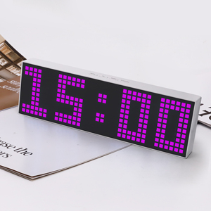 Horloge numérique de bureau en gros avec minuteur compte à rebours/affichage de la température, fonction Snooze, calendrier - Horloge LED murale/de table - Product Image 1