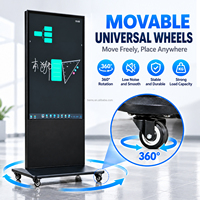 Kiosque interactif tactile anti-reflet 4K de 55 pouces, Android 14, affichage numérique, tableau blanc, partage d'écran sans fil pour réunions et enseignement