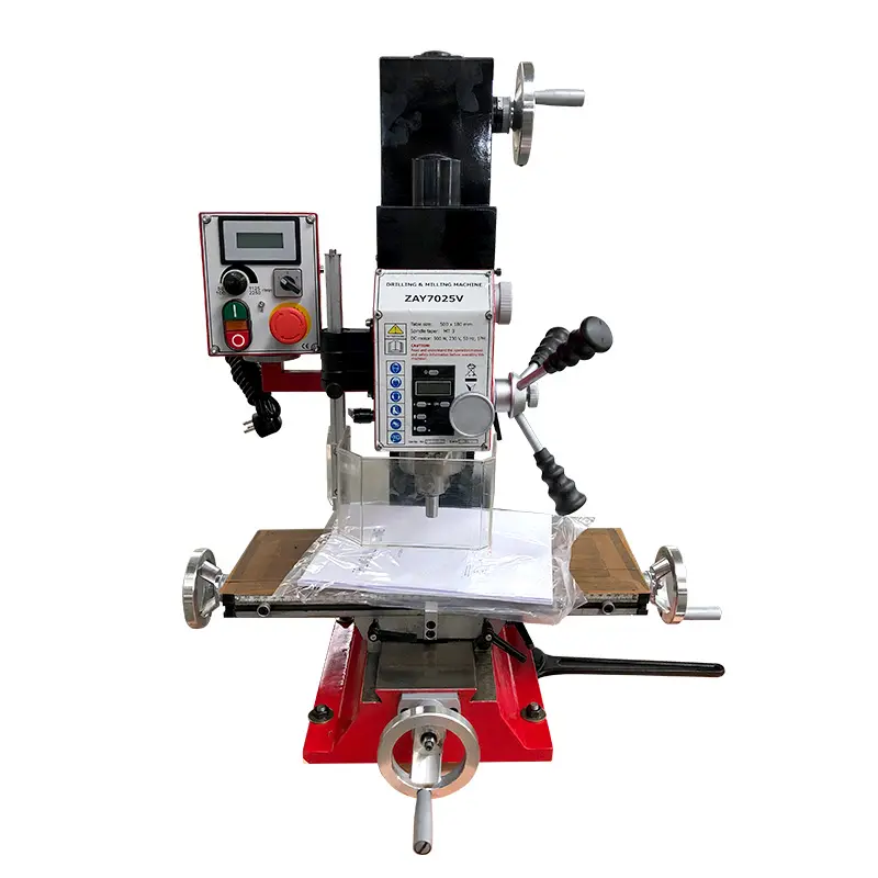 ZAY7025V variable speed small milling and drilling machine for metal working