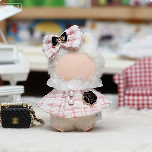 미니 4 세대 인형 비닐 펜던트 만화 장난감 스타일 4.0 하트 암호 인형을위한 옷 만 작은 향 아름다움 옷 - Product Image 2