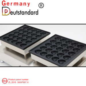 Hình trái tim Muffin belgium Waffle maker máy với CE - Product Image 5