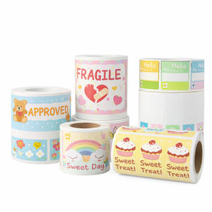 Etiquetas Autoadhesivas de <span class=keywords><strong>Papel</strong></span> Sintético Personalizadas, Impresión de Logotipos de Marcas en PVC a Color, Pegatinas de PET Resistentes al Agua y a Desgarros para - Product Image 1