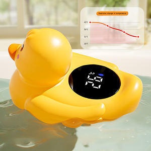 Abs gomma forma di anatra neonato vasca da bagno galleggiante acqua calda bambino sensore termometro con 2 colori Lcd - Product Image 6