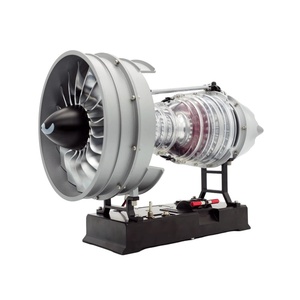 Tốt hơn sáng tạo mô phỏng cao Hợp kim kim loại máy bay dân dụng mô hình động cơ trang trí bàn - Product Image 1