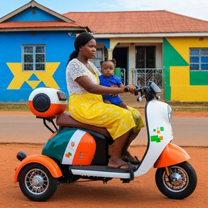 รถสามล้อไฟฟ้า HLD 3 ล้อ หลายสี คุณภาพพรีเมียม 500W ระยะทางวิ่งไกล 40 กม. รถสามล้อไฟฟ้า 2 ที่นั่ง สำหรับเดินทางในเมือง - Product Image 5